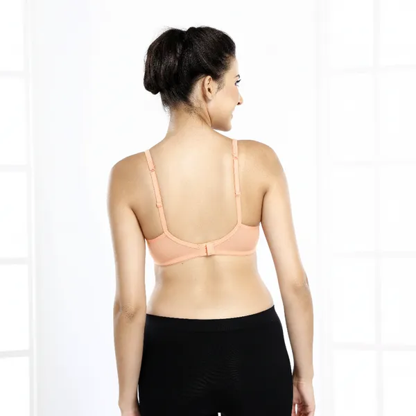 PEACH_Cotton_Lycra_Side_Support_Bra_For_Women