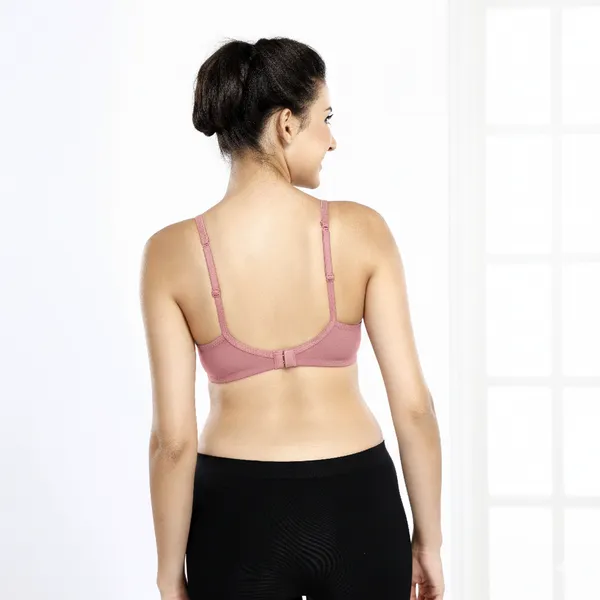 PINK_Cotton_Lycra_Side_Support_Bra_For_Women