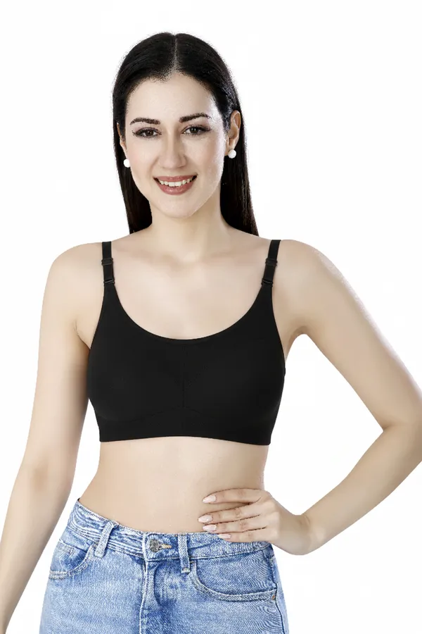 Black_And_White_Cotton_Lycra_Sports_Bra_For_Women