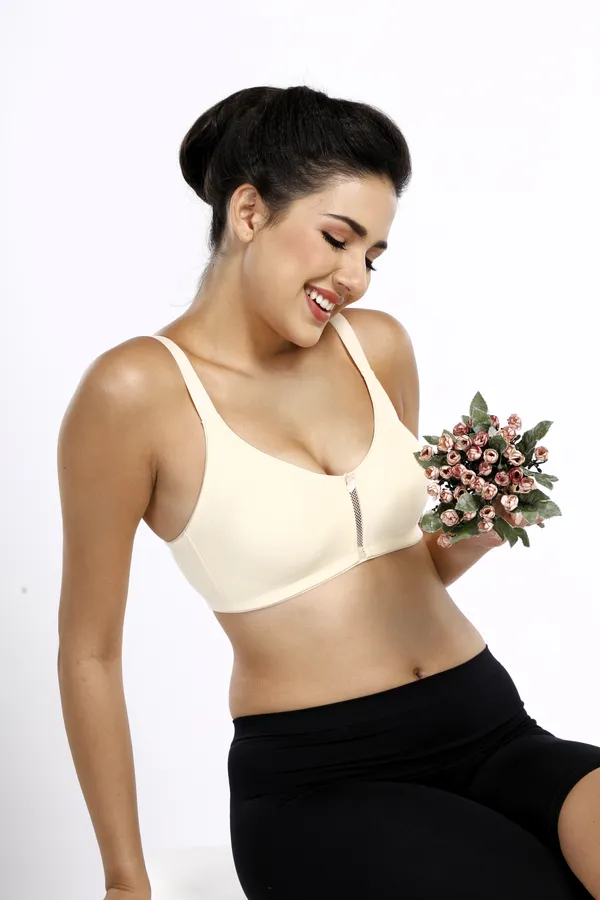 White_And_Pink_Pc_Soft_Cotton_Full_Coverage_Non_Padded_Bra_For_Women