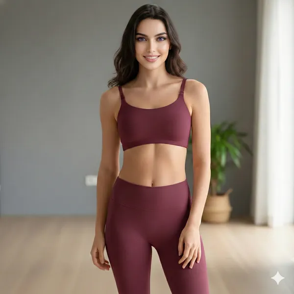 WINE_Cotton_Lycra_Sports_Bra_For_Women