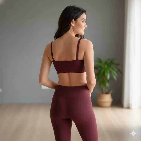 WINE_Cotton_Lycra_Sports_Bra_For_Women