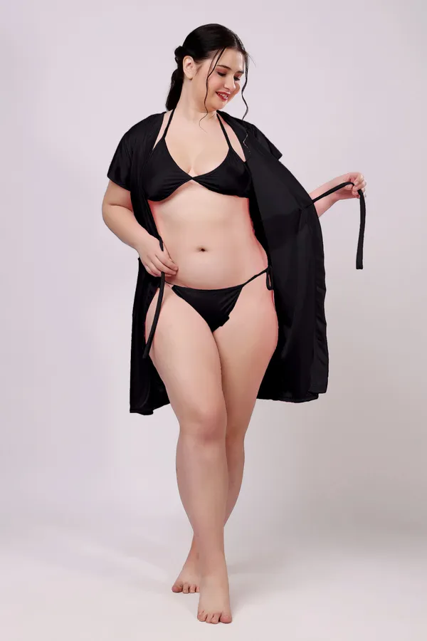 Black_Regular_Satin_Solid_Sleepwear_Set_For_Women