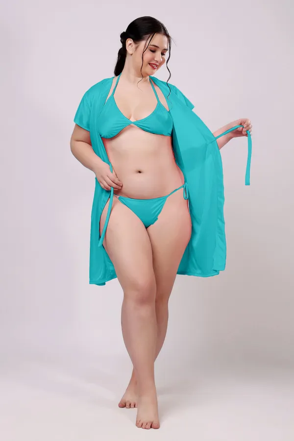 Blue_Satin_Regular_Robe_And_Lingerie_Set_For_Women