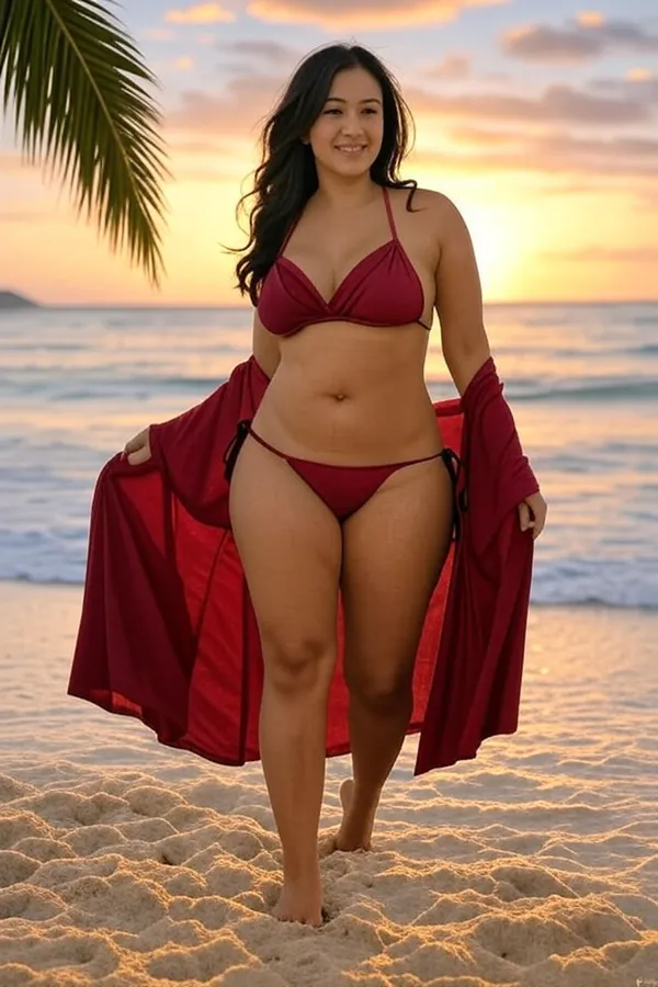 Maroon_Satin_Regular_Nighty_Set_For_Women
