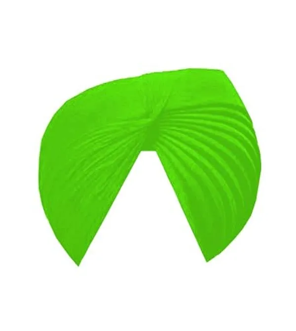 Green_Light_Full_Voile_Traditional_Sikh_Sardar_Turban_Pagri_Or_Pagg_Cloth_Dastar_Moorni/Madhurani_Pagg_For_Unisex