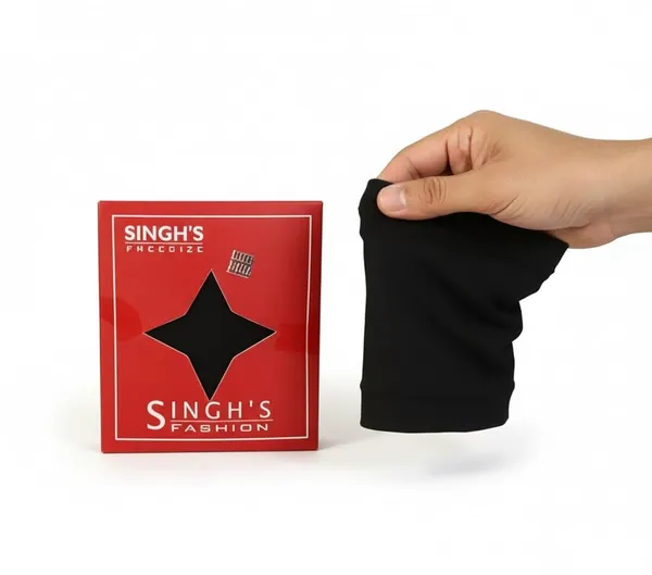 Black_Single_Layer_Net_Highly_Elastic_Stocking_Net_Liner_Singh_Style_Head_Cap_For_Unisex