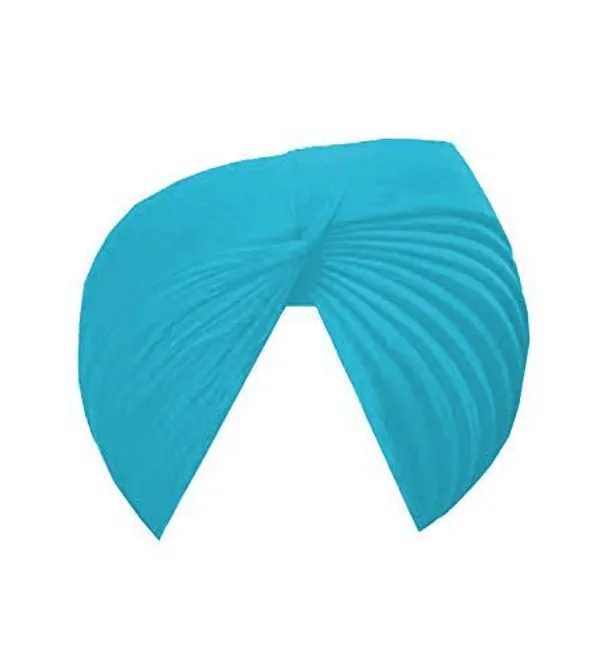 Blue_Light_Full_Voile_Traditional_Sikh_Sardar_Turban_Pagri_Or_Pagg_Cloth_Dastar_Moorni/Madhurani_Pagg_For_Unisex