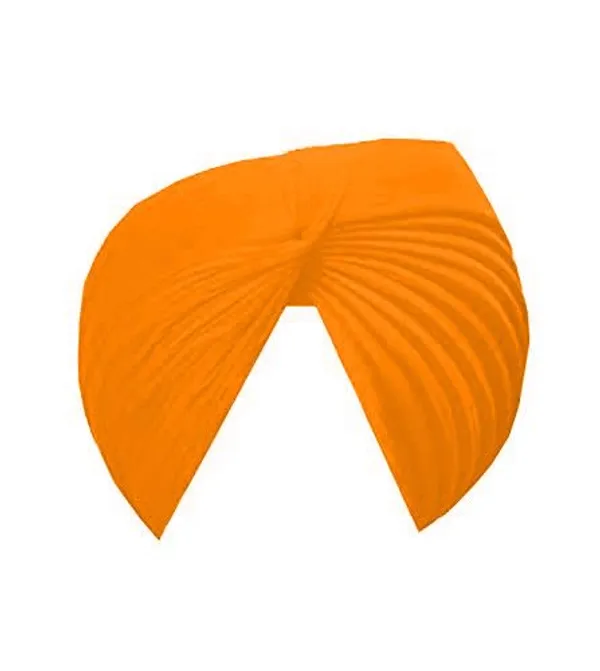 Orange_Light_Full_Voile_Traditional_Sikh_Sardar_Turban_Pagri_Or_Pagg_Cloth_Dastar_Moorni/Madhurani_Pagg_For_Unisex