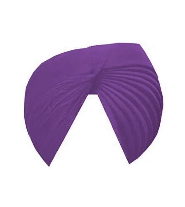 Purple_Light_Full_Voile_Traditional_Sikh_Sardar_Turban_Pagri_Or_Pagg_Cloth_Dastar_Moorni/Madhurani_Pagg_For_Unisex