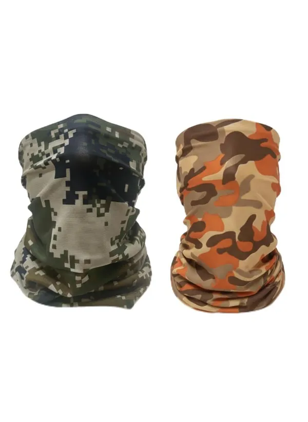 Light_Grey_And_Orange_Premium_Printed_Bandana_Multi_Functional_Cotton_Lycra_Neck_Gaiter_Face_Mask_Sun_Dust_And_Wind_Protection_For_Unisex_Pack_Of_2