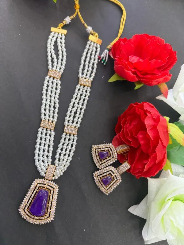 Purple_Barss_Trendy_Necklace_Set_With_Earrings_For_Women