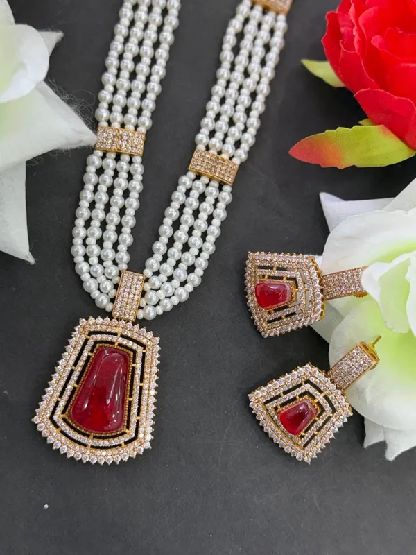 Red_Barss_Trendy_Necklace_Set_With_Earrings_For_Women