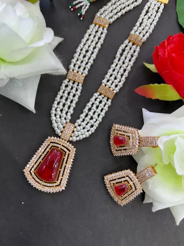 Red_Barss_Trendy_Necklace_Set_With_Earrings_For_Women
