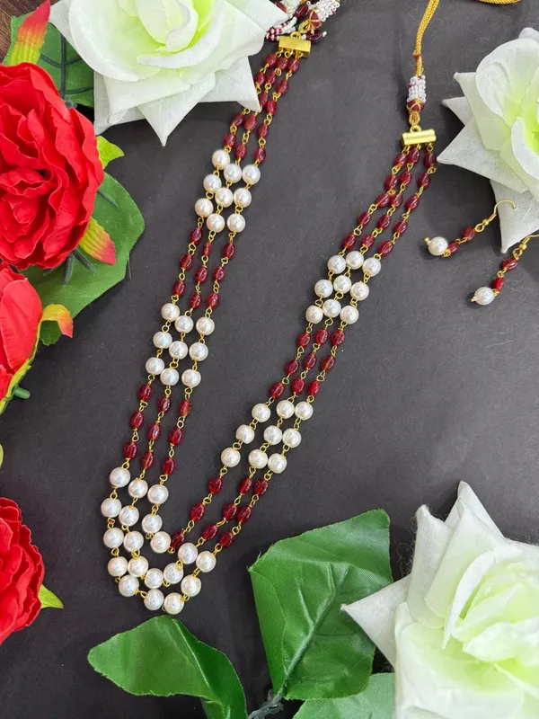 Red_Classic_Gold_Finish_Crystal_Beads_White_Pearl_Traditional_Mala_Necklace_For_Women
