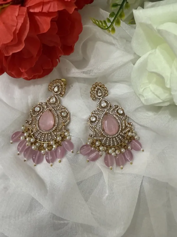 Pink_Jalak_Design_Kundan_Stone_&_Pearl_Drops_Necklace_&_Earring_Set_For_Women