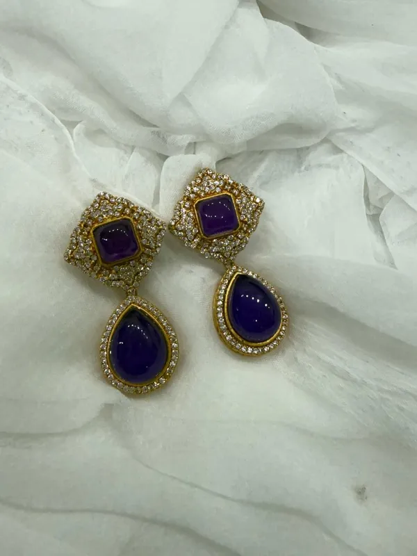 Purple_Barss_Trendy_Necklace_Set_With_Earrings_For_Women