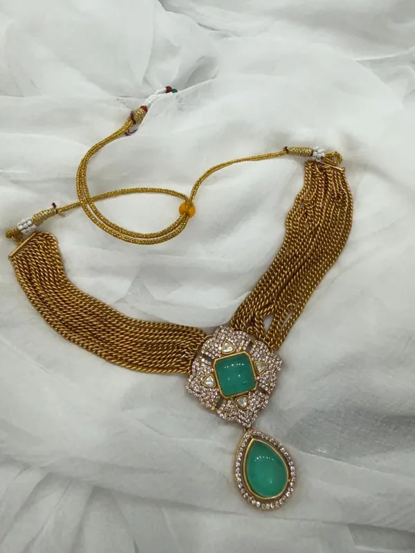 Rama_Barss_Trendy_Necklace_Set_With_Earrings_For_Women