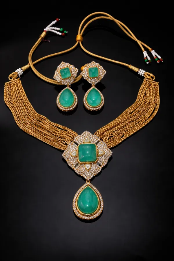 Rama_Barss_Trendy_Necklace_Set_With_Earrings_For_Women