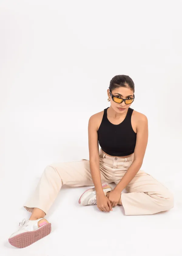 Beige_Straight_Fit_Cargo