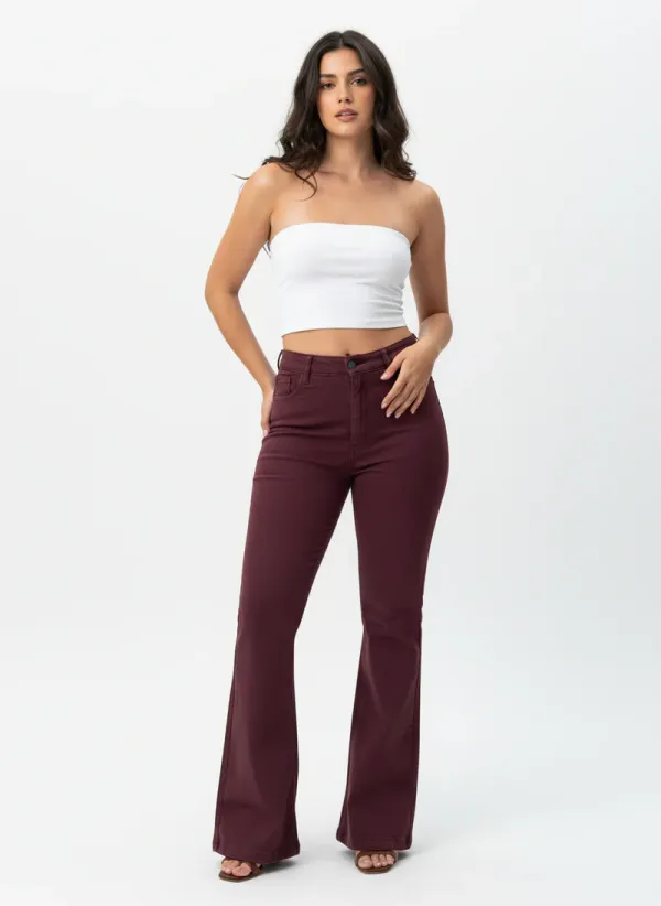 Wine_High_Rise_Bootcut