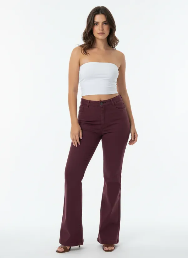 Wine_High_Rise_Bootcut