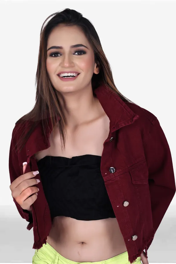 Maroon_Butterfly_Oversized_Crop_Jacket