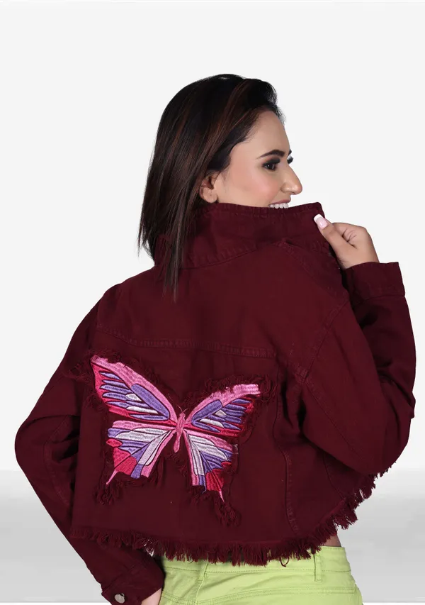 Maroon_Butterfly_Oversized_Crop_Jacket