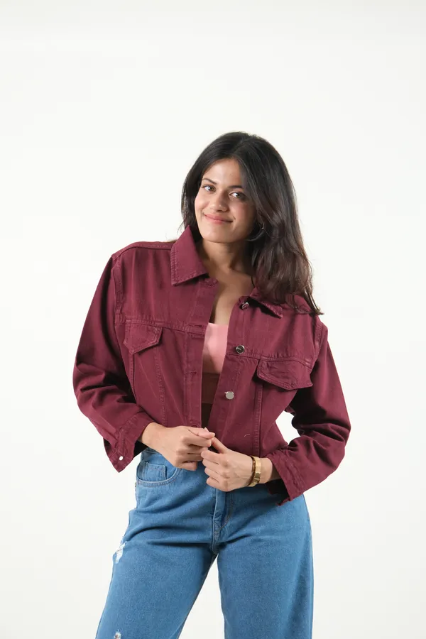 Maroon_Crop_Jacket