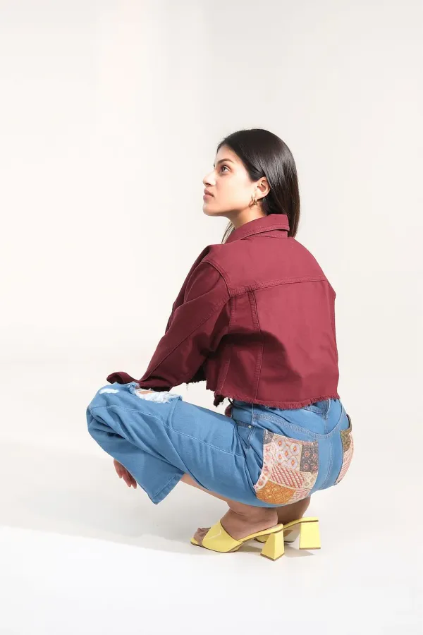 Maroon_Crop_Jacket