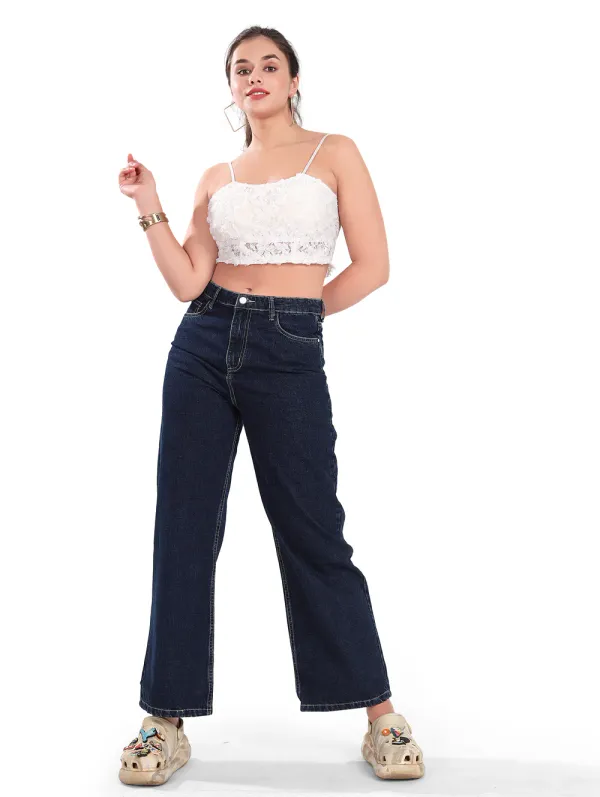 High_Rise_Denim_Blue_Wide_Leg_Jeans
