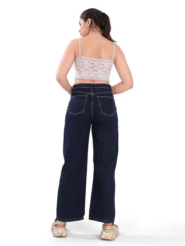 High_Rise_Denim_Blue_Wide_Leg_Jeans