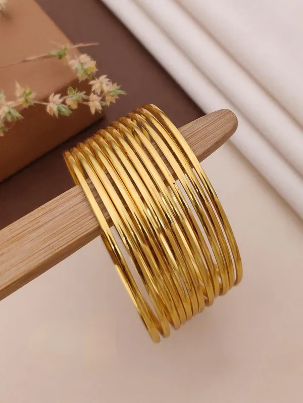 12_Pieces_Plain_Daily_Wear_Bangles_Set