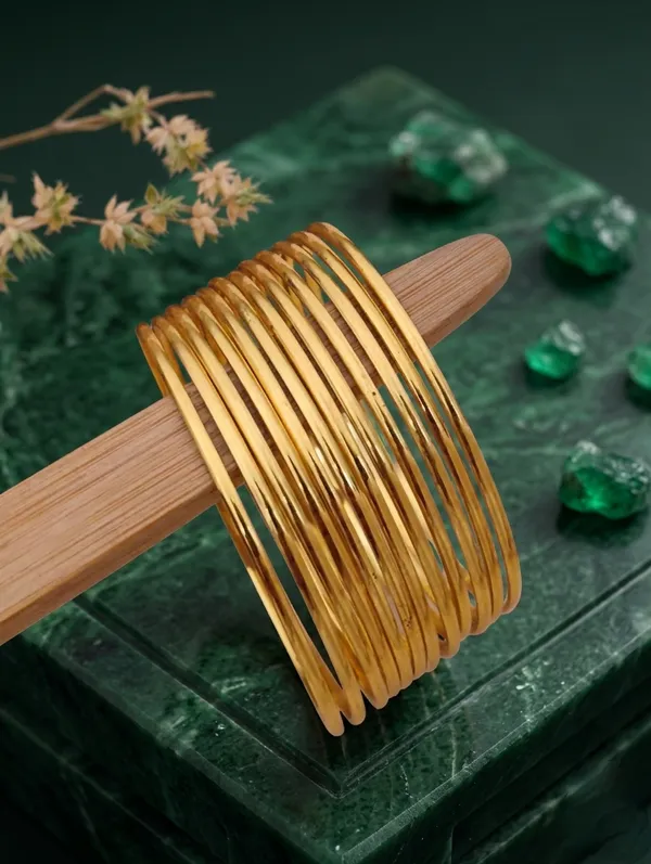 12_Pieces_Plain_Daily_Wear_Bangles_Set
