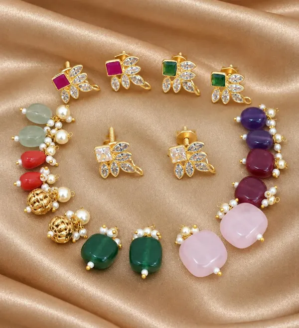 14_Carat_-_3_Pairs_in_21_Ways_Interchangeable_Earrings_