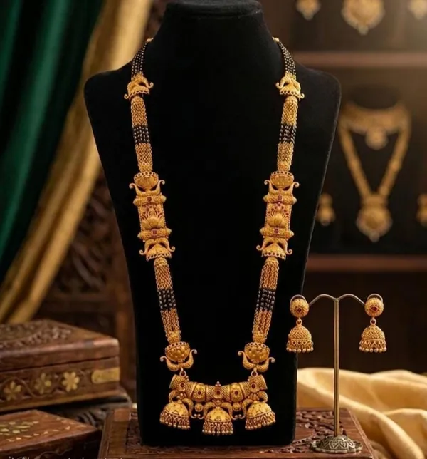 1_Gram_Matte_Finish_Shahi_Premium_Mangalsutra