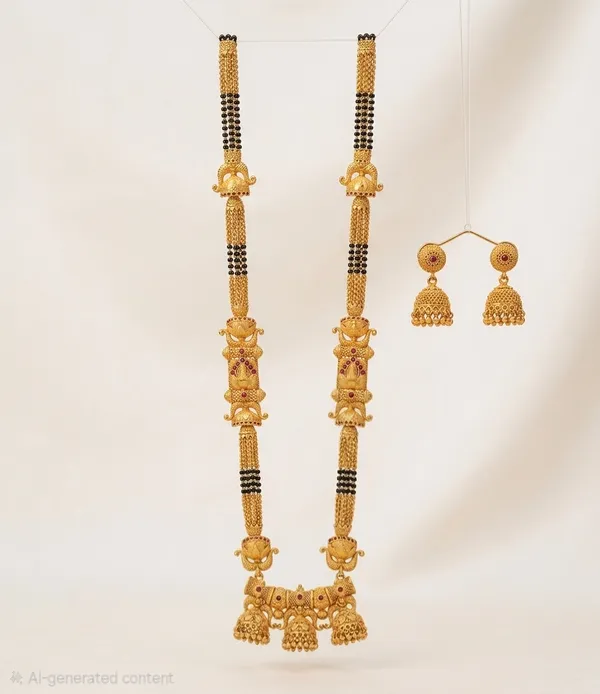 1_Gram_Matte_Finish_Shahi_Premium_Mangalsutra