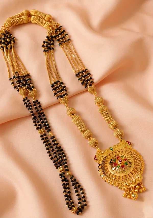 1_Gram_Gold_Premium_Circle_Mangalsutra