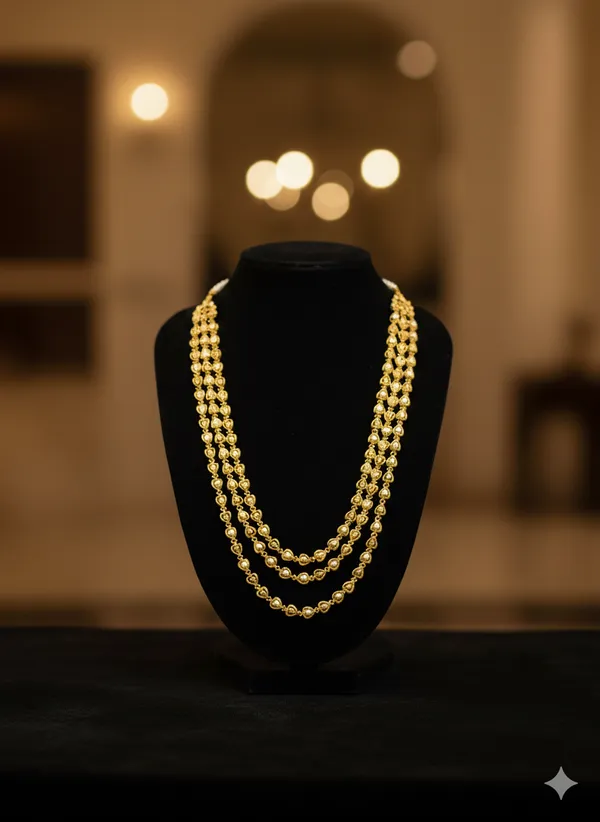 Gold_Triple_Line_Heart_Chain_Necklace