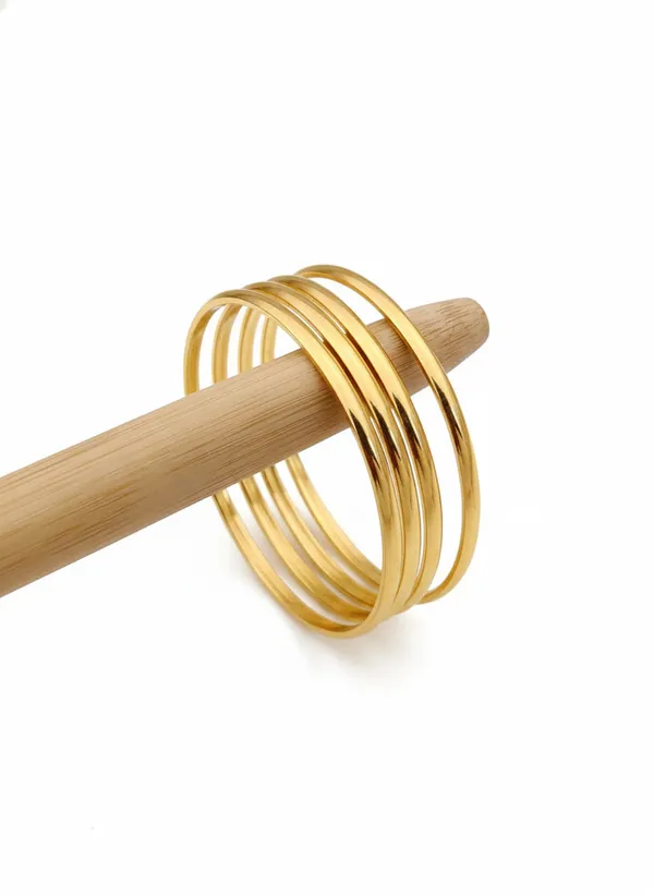 SHIMADANTIQUES : Bangle toff × brass