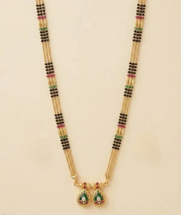 Modern_Traditional_Green_Vati_Mangalsutra