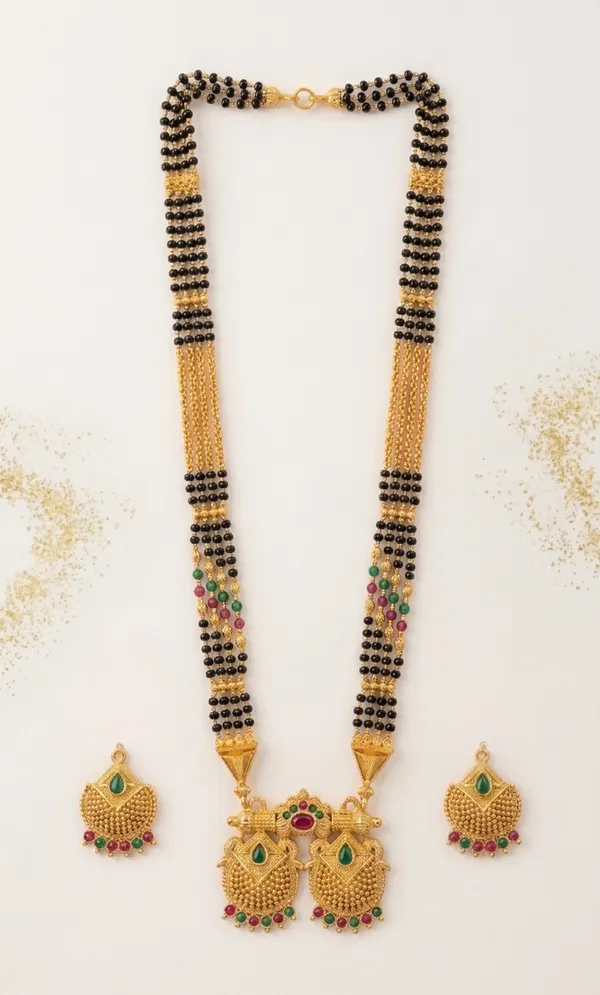 Antique_Deer_Motif_Mangalsutra_For_Women