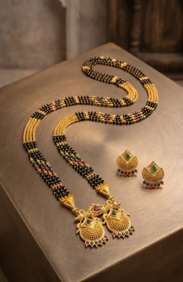 Antique_Deer_Motif_Mangalsutra_For_Women