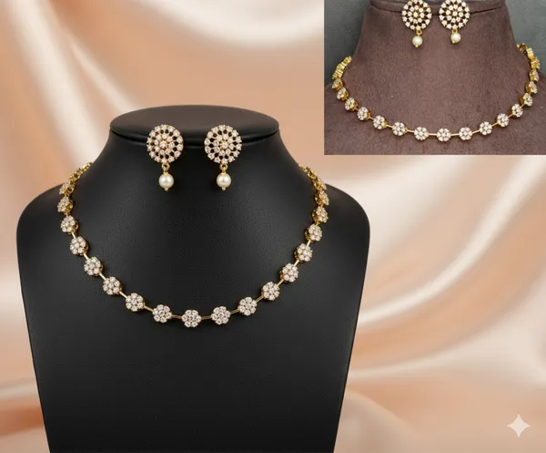 Single_Line_Flower_Minimal_Necklace_For_Women