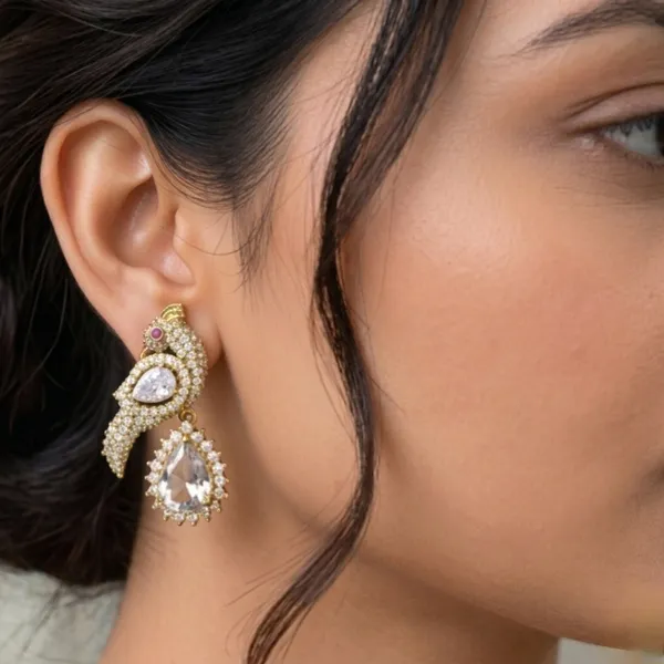 Cubic_Zirconia_Parrot_Design_Earrings_For_Women