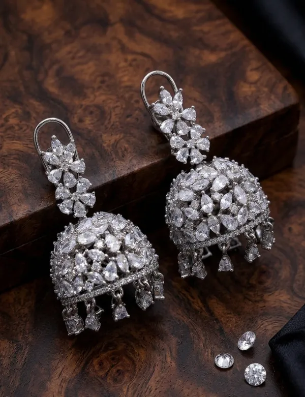 CZ_Premium_Revolving_Jhumka_Chatri_Earrings