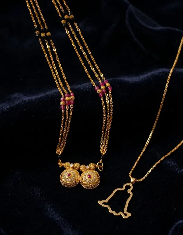 Combo_Long_Stone_Vati_Mangalsutra_With_Swami_Chain