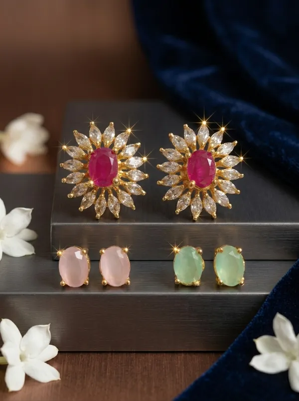 Color_Changing_Flower_Stud_Earrings_For_Women