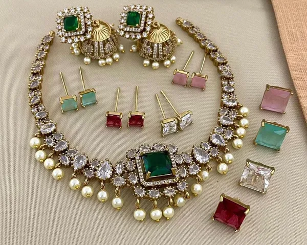 Color_Changing_Necklace_With_Jhumka_Set_For_Women