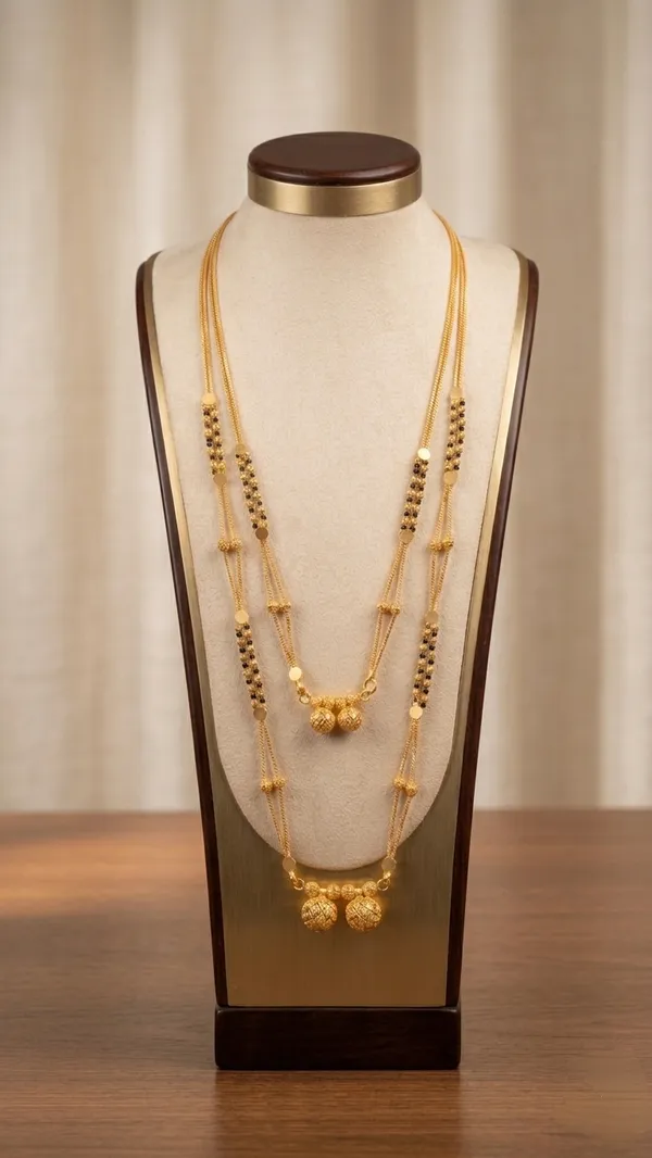 Gold_Bundi_Combo_Mangalsutra_For_Women